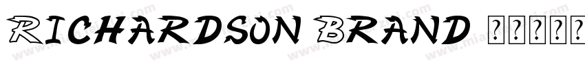 Richardson Brand字体转换